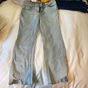 Mother jeans. Sick color and style.